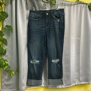 Women's Distressed Judy BlueBlue Jeans